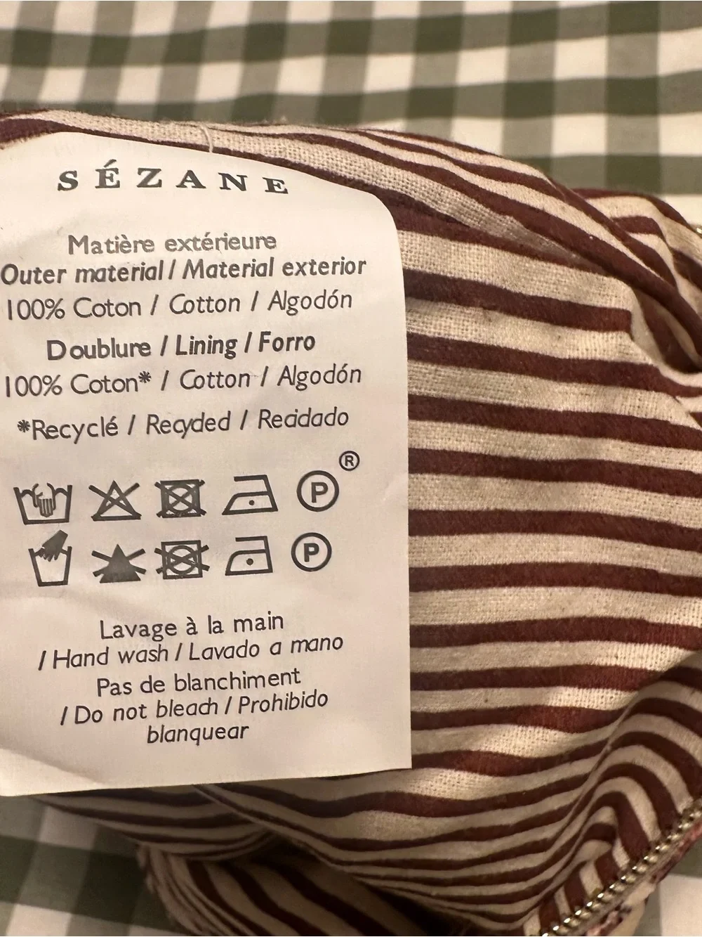 NWOT Sezane x Antoinette Poisson Pouch